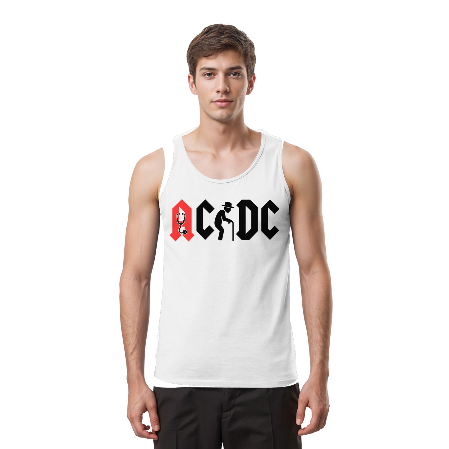 ACDC- Altrocker Logo - Herren Tank-Top Shirt