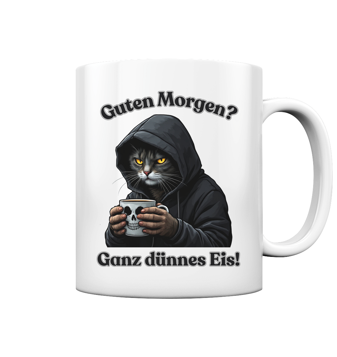 Guten Morgen? Ganz dünnes Eis! - Tasse
