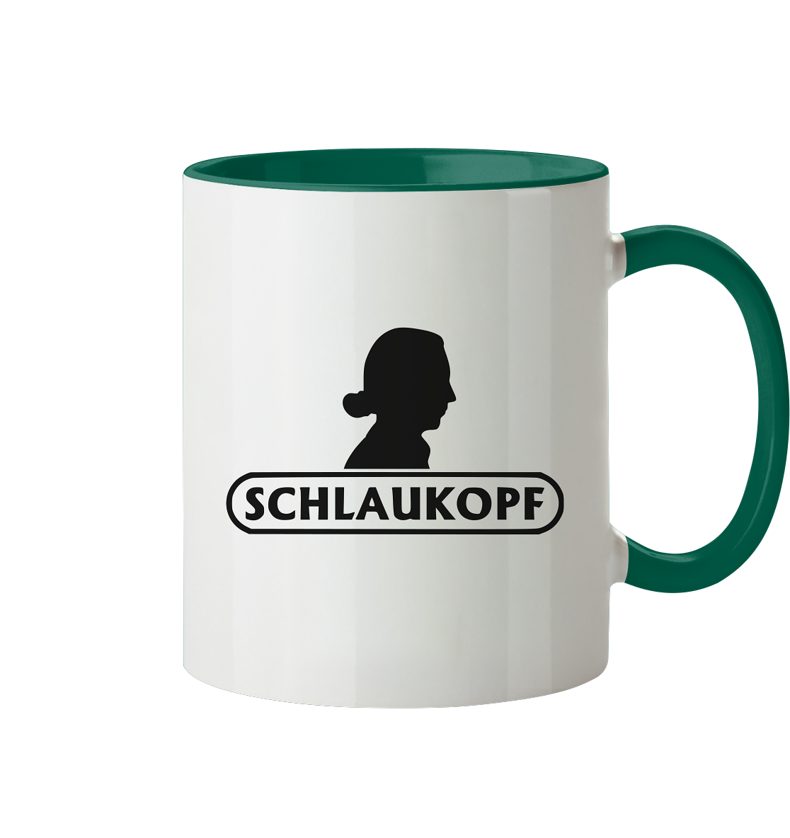 Schlaukopf - Tasse zweifarbig