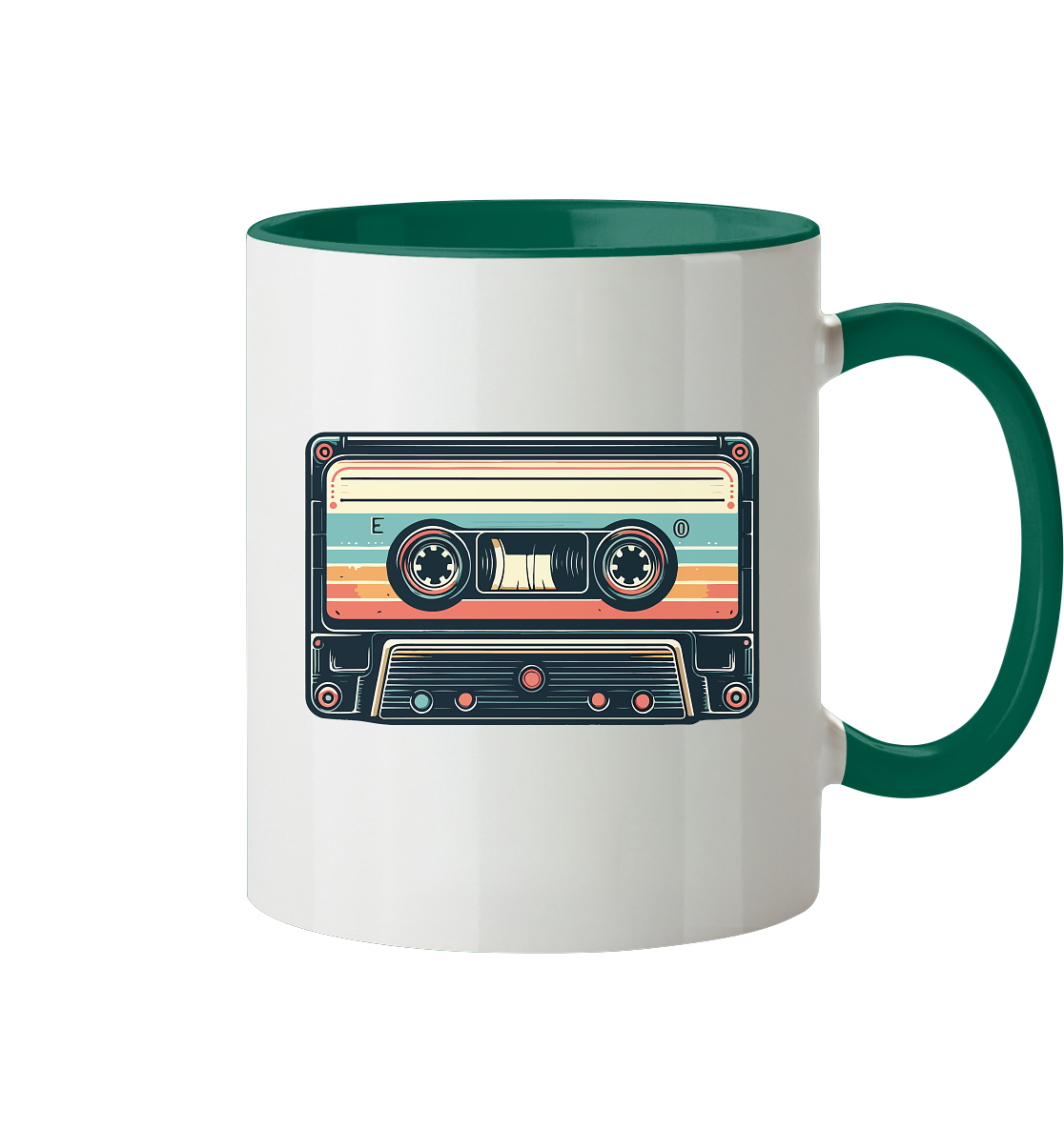 Musikkassette - Tape - Tasse zweifarbig