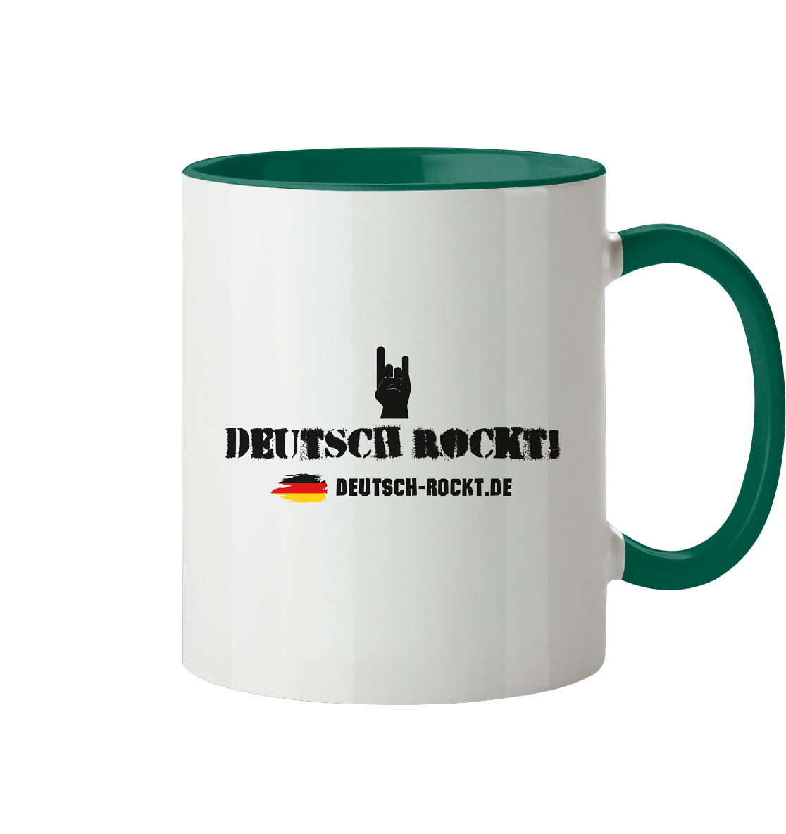 Deutsch Rockt! - Fahne - Tasse zweifarbig