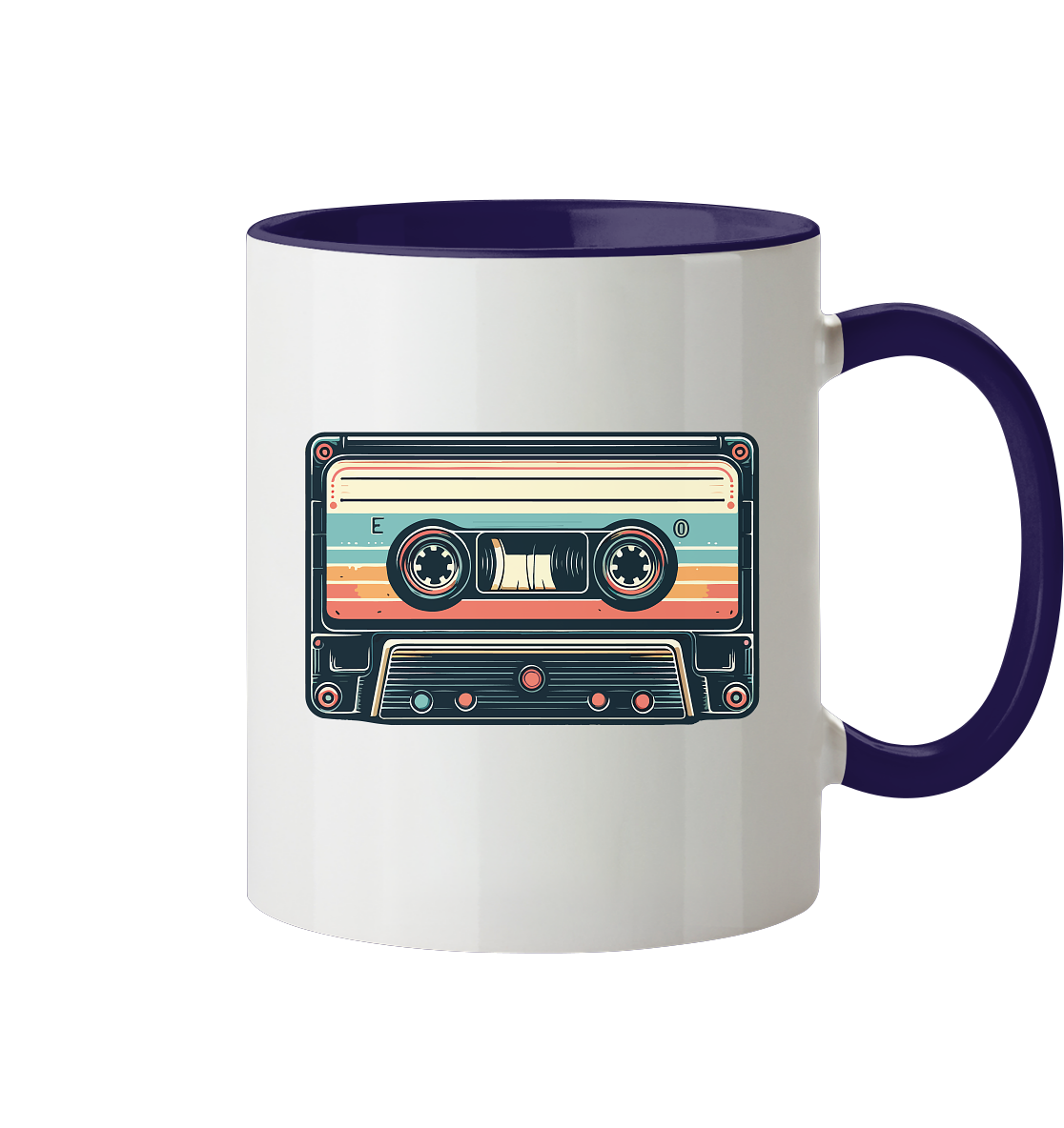 Musikkassette - Tape - Tasse zweifarbig