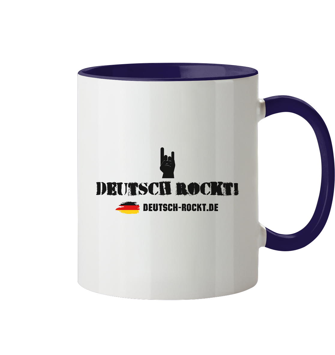 Deutsch Rockt! - Fahne - Tasse zweifarbig