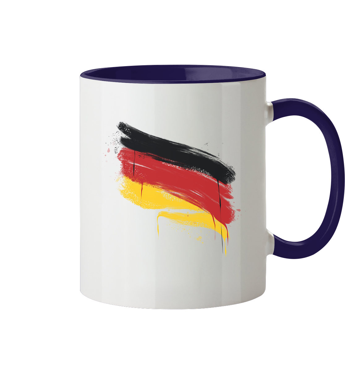Deutschland Fahne - Tasse zweifarbig