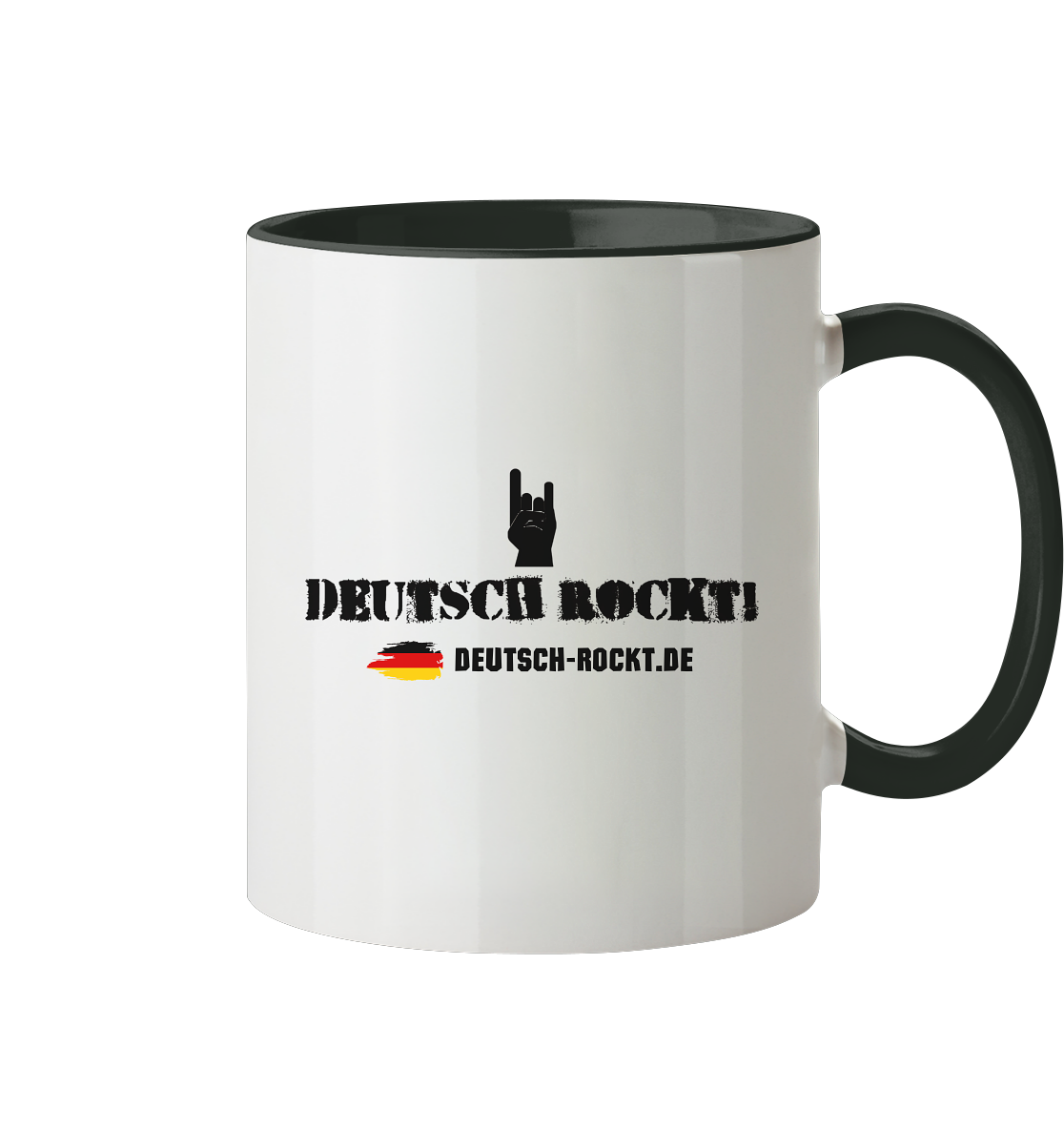Deutsch Rockt! - Fahne - Tasse zweifarbig