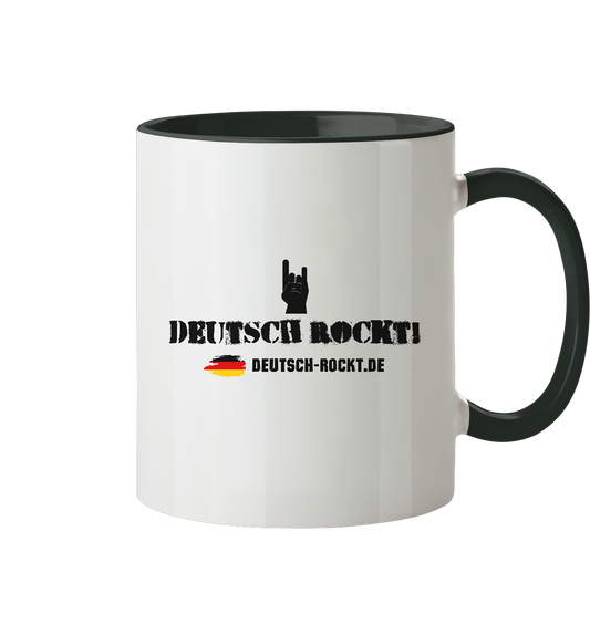 Deutsch Rockt! - Fahne - Tasse zweifarbig