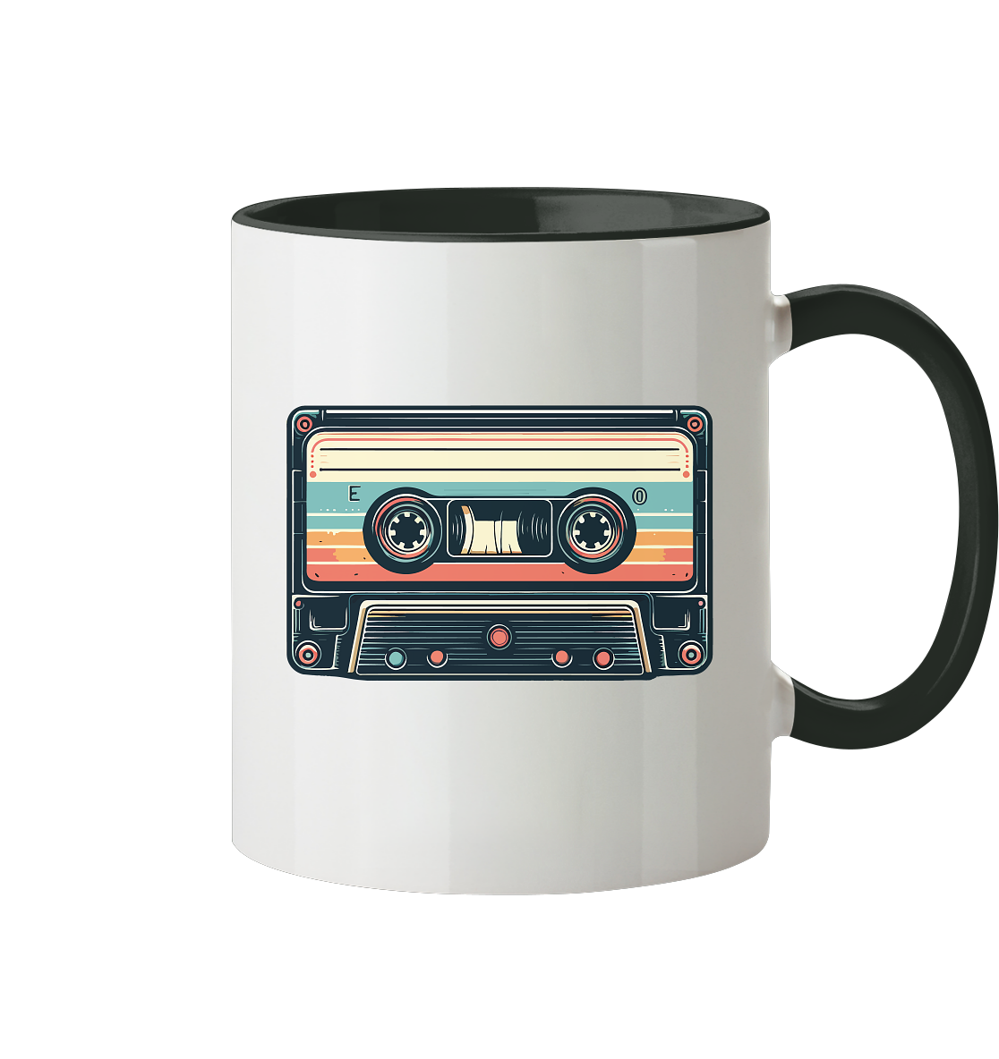Musikkassette - Tape - Tasse zweifarbig