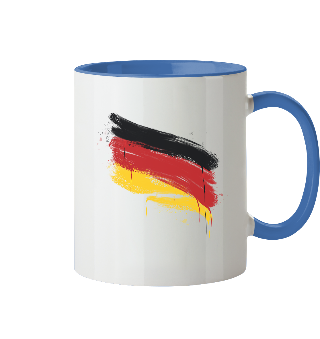 Deutschland Fahne - Tasse zweifarbig