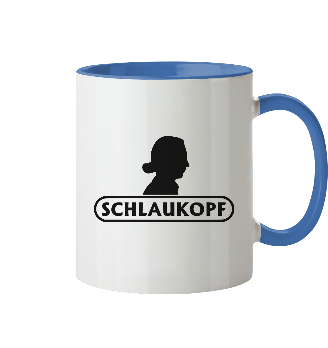 Schlaukopf - Tasse zweifarbig