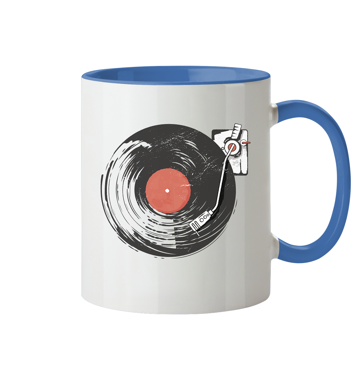 Vinyl Schallplatten - Tasse zweifarbig