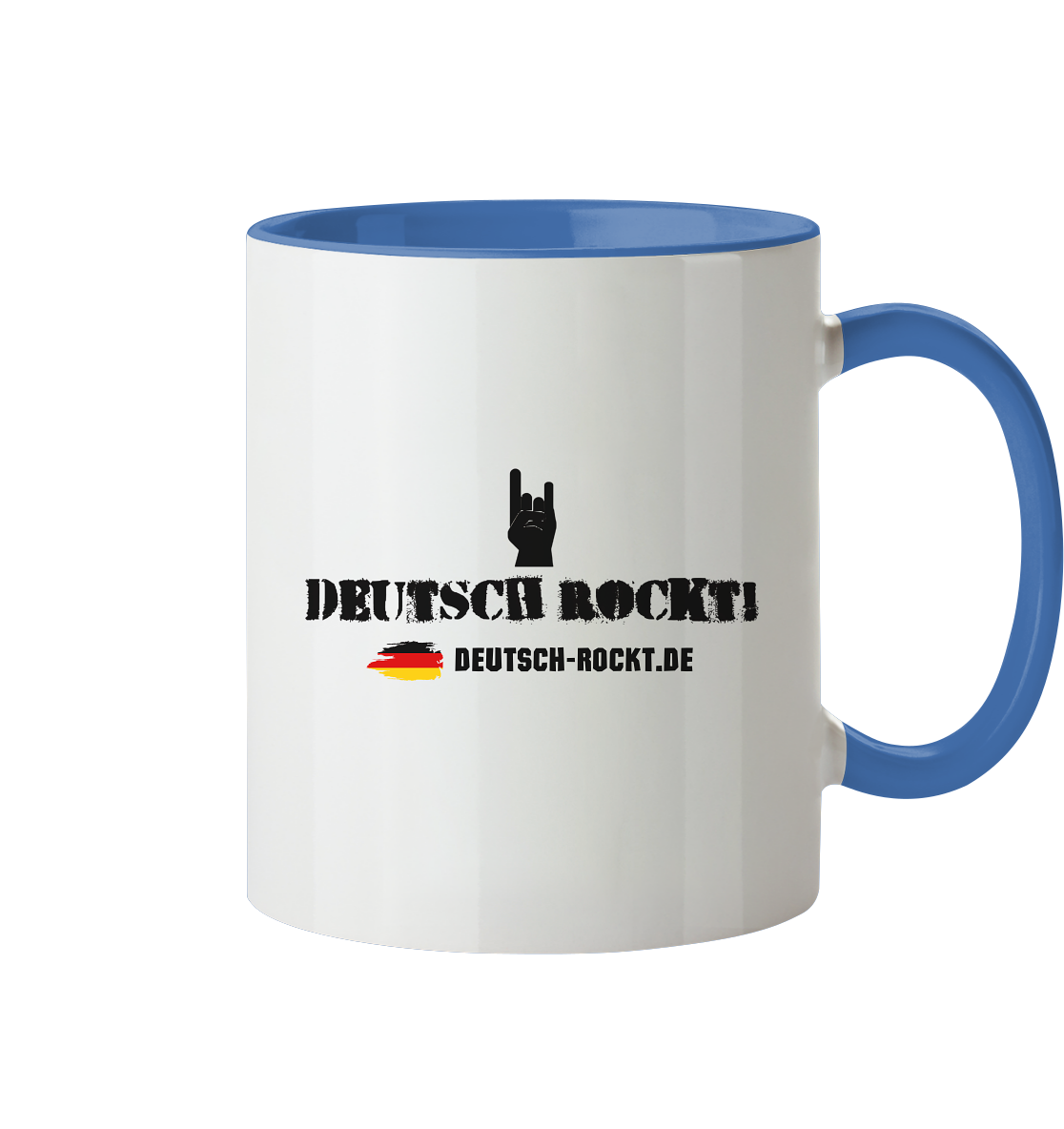 Deutsch Rockt! - Fahne - Tasse zweifarbig
