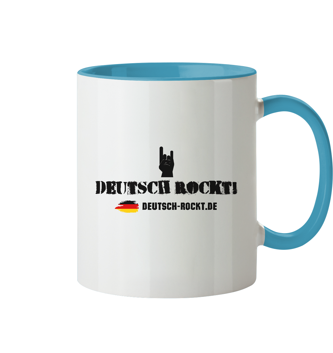 Deutsch Rockt! - Fahne - Tasse zweifarbig