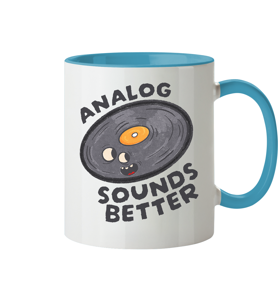 Analog Sounds Better - Vinyl - Tasse zweifarbig