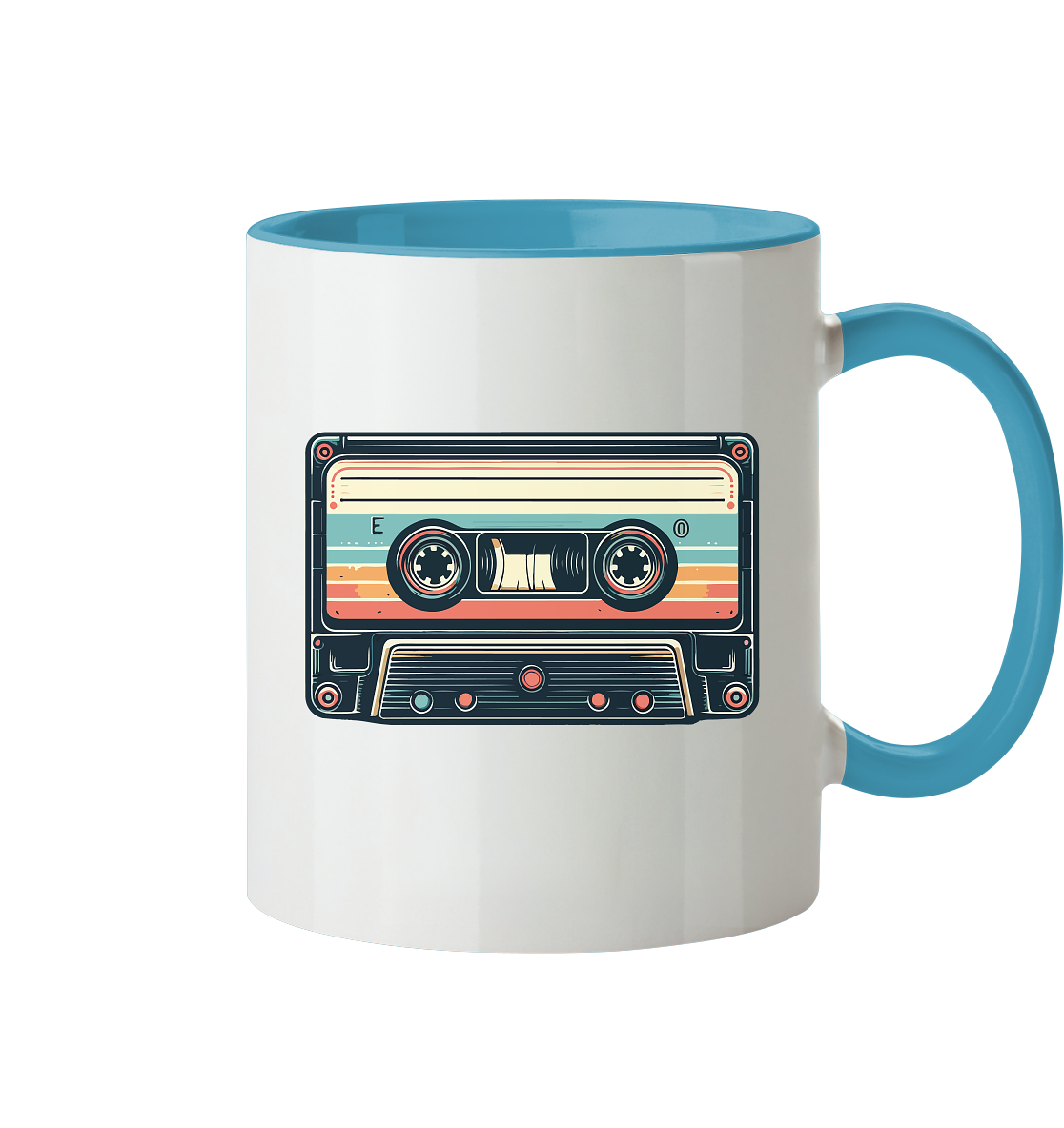 Musikkassette - Tape - Tasse zweifarbig