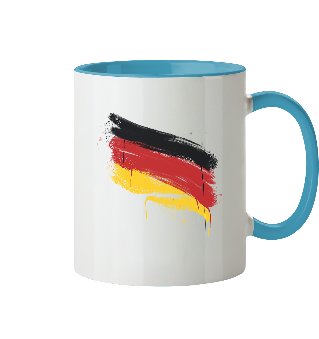 Deutschland Fahne - Tasse zweifarbig