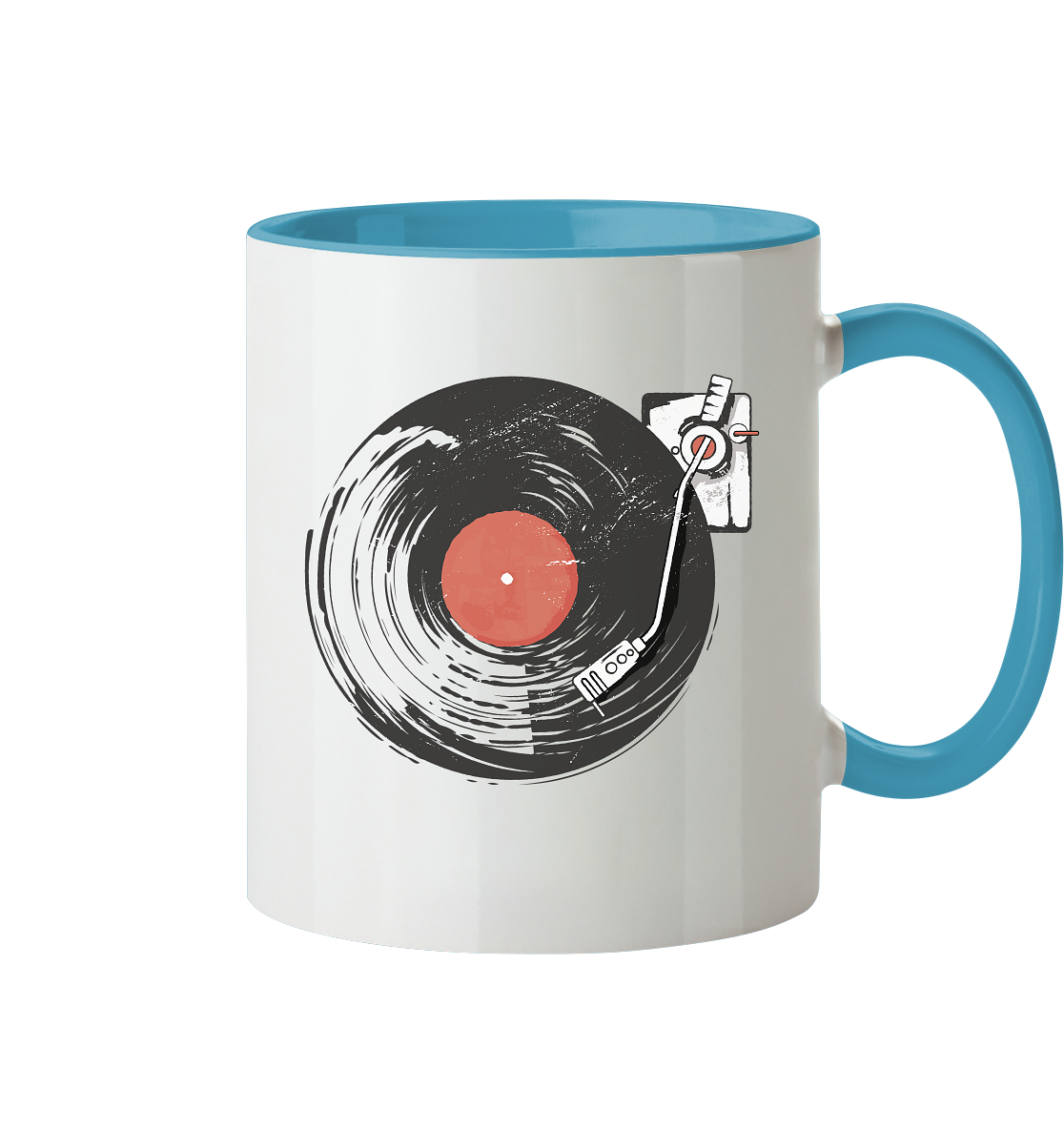 Vinyl Schallplatten - Tasse zweifarbig