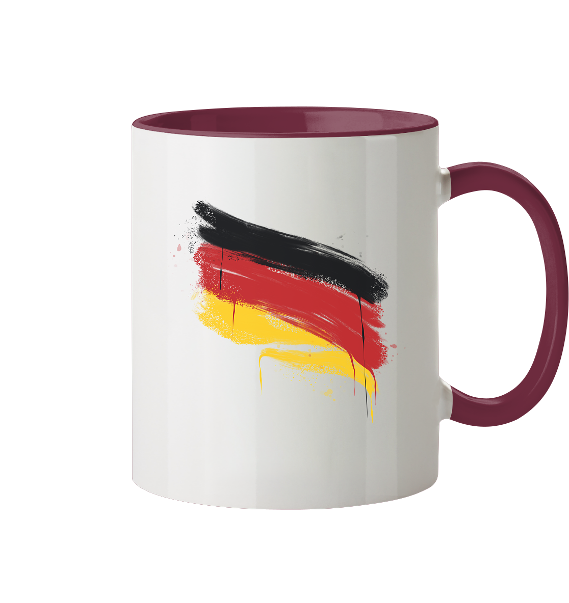 Deutschland Fahne - Tasse zweifarbig