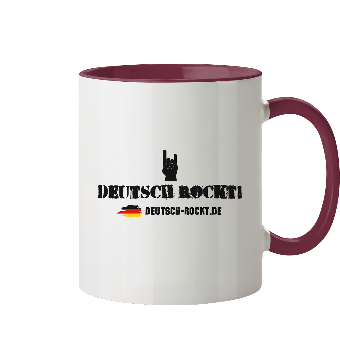 Deutsch Rockt! - Fahne - Tasse zweifarbig