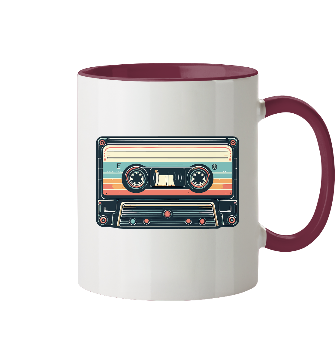Musikkassette - Tape - Tasse zweifarbig