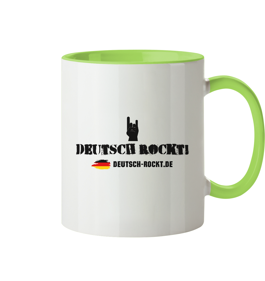Deutsch Rockt! - Fahne - Tasse zweifarbig