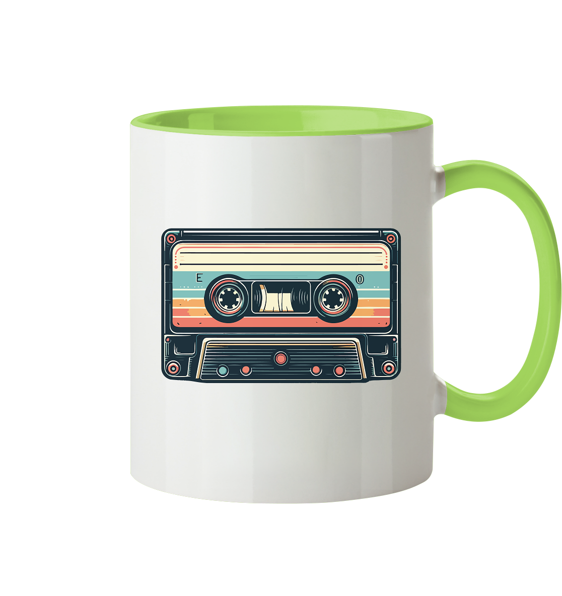 Musikkassette - Tape - Tasse zweifarbig