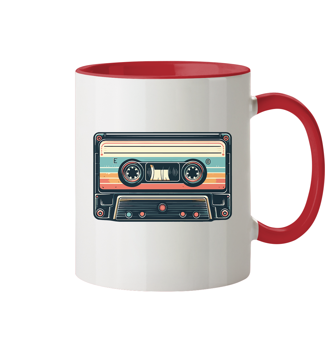 Musikkassette - Tape - Tasse zweifarbig