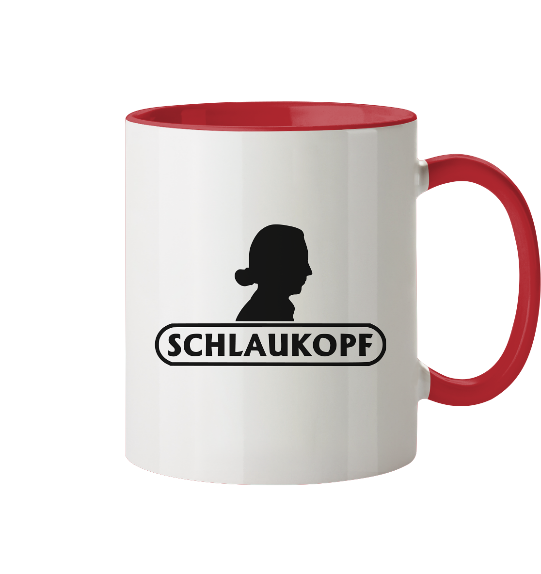 Schlaukopf - Tasse zweifarbig