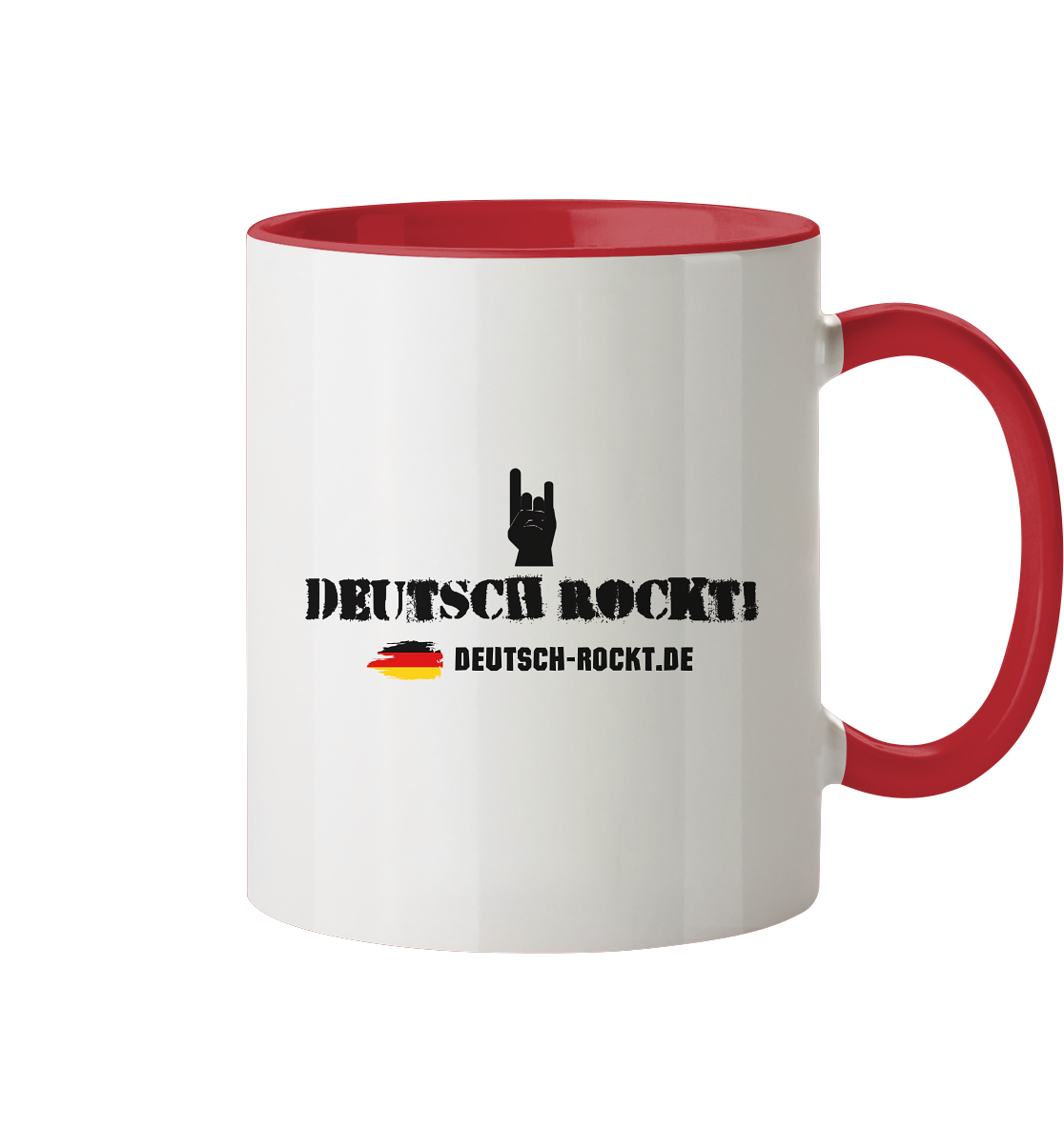 Deutsch Rockt! - Fahne - Tasse zweifarbig