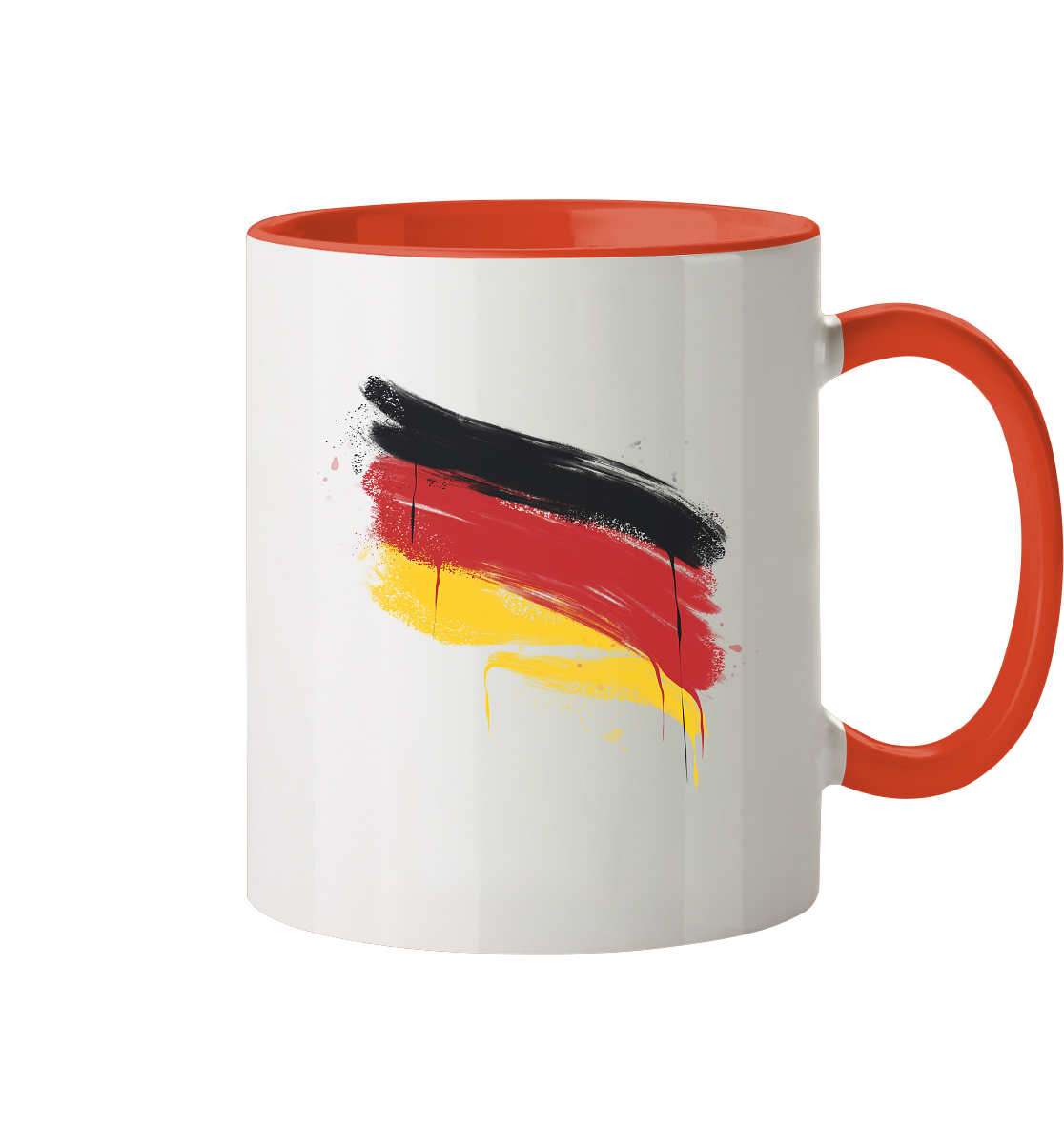 Deutschland Fahne - Tasse zweifarbig