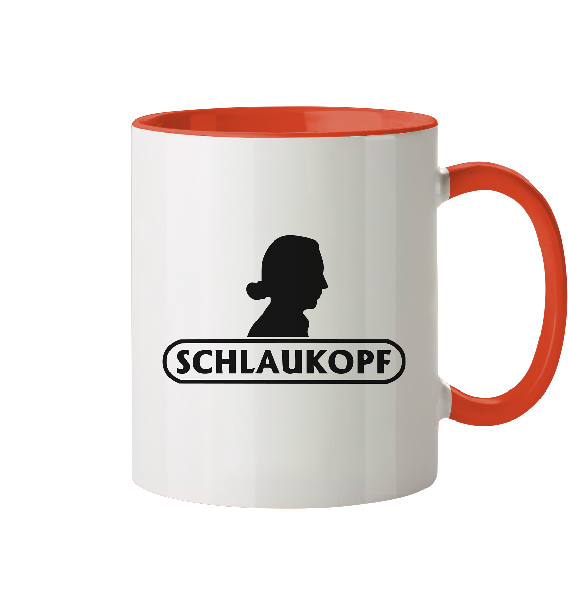 Schlaukopf - Tasse zweifarbig