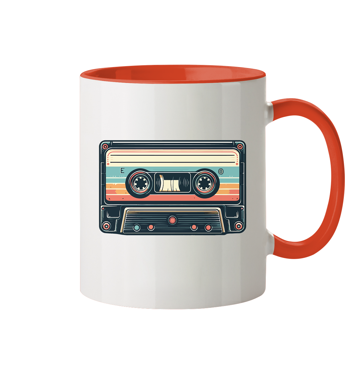 Musikkassette - Tape - Tasse zweifarbig