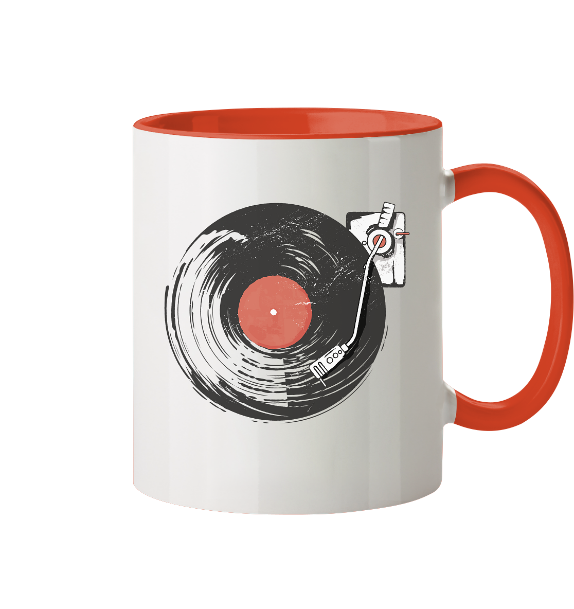 Vinyl Schallplatten - Tasse zweifarbig