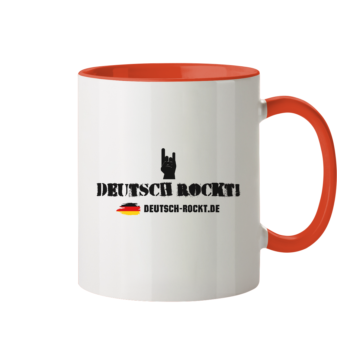 Deutsch Rockt! - Fahne - Tasse zweifarbig