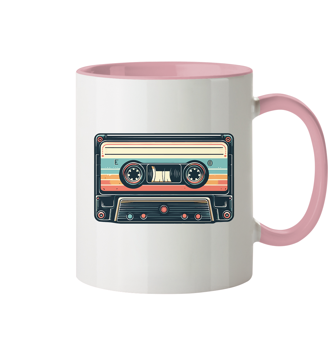 Musikkassette - Tape - Tasse zweifarbig