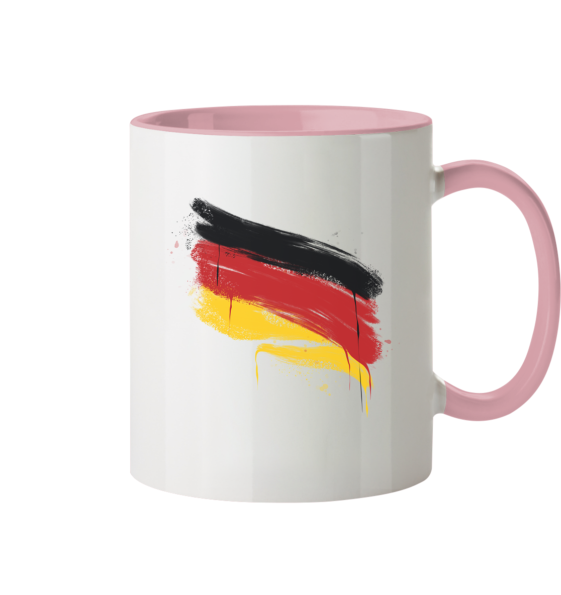 Deutschland Fahne - Tasse zweifarbig