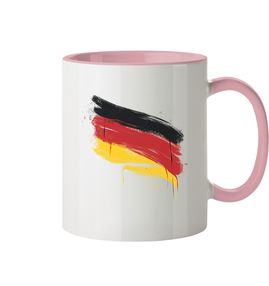 Deutschland Fahne - Tasse zweifarbig