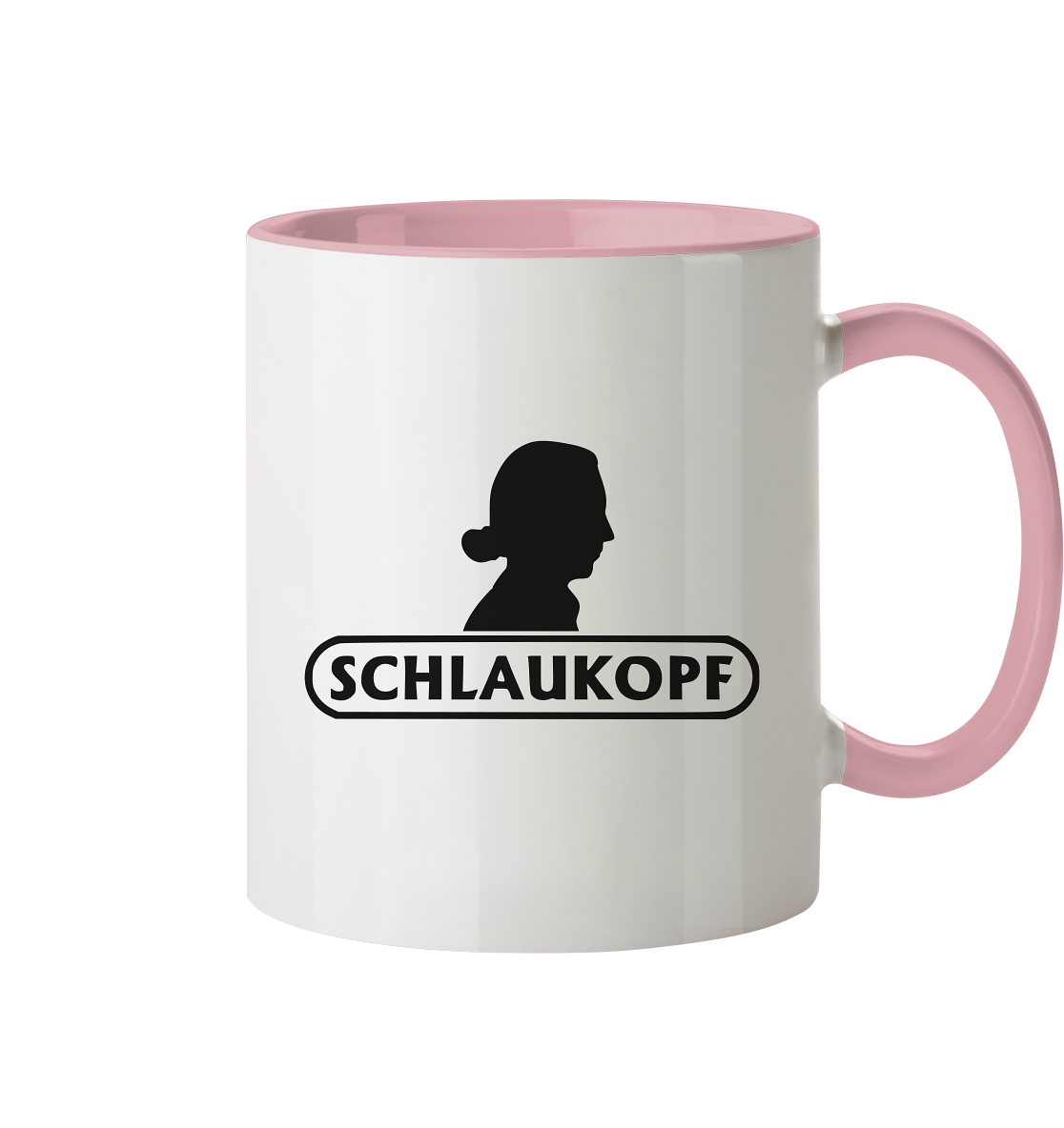 Schlaukopf - Tasse zweifarbig