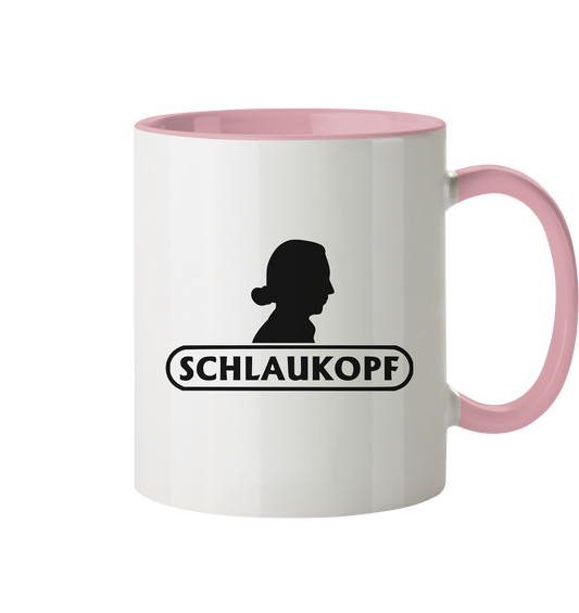 Schlaukopf - Tasse zweifarbig