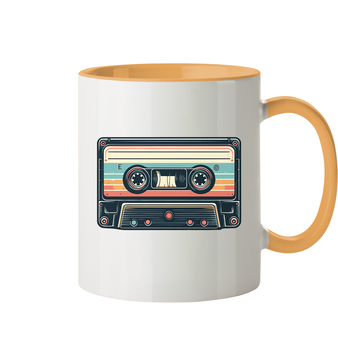 Musikkassette - Tape - Tasse zweifarbig