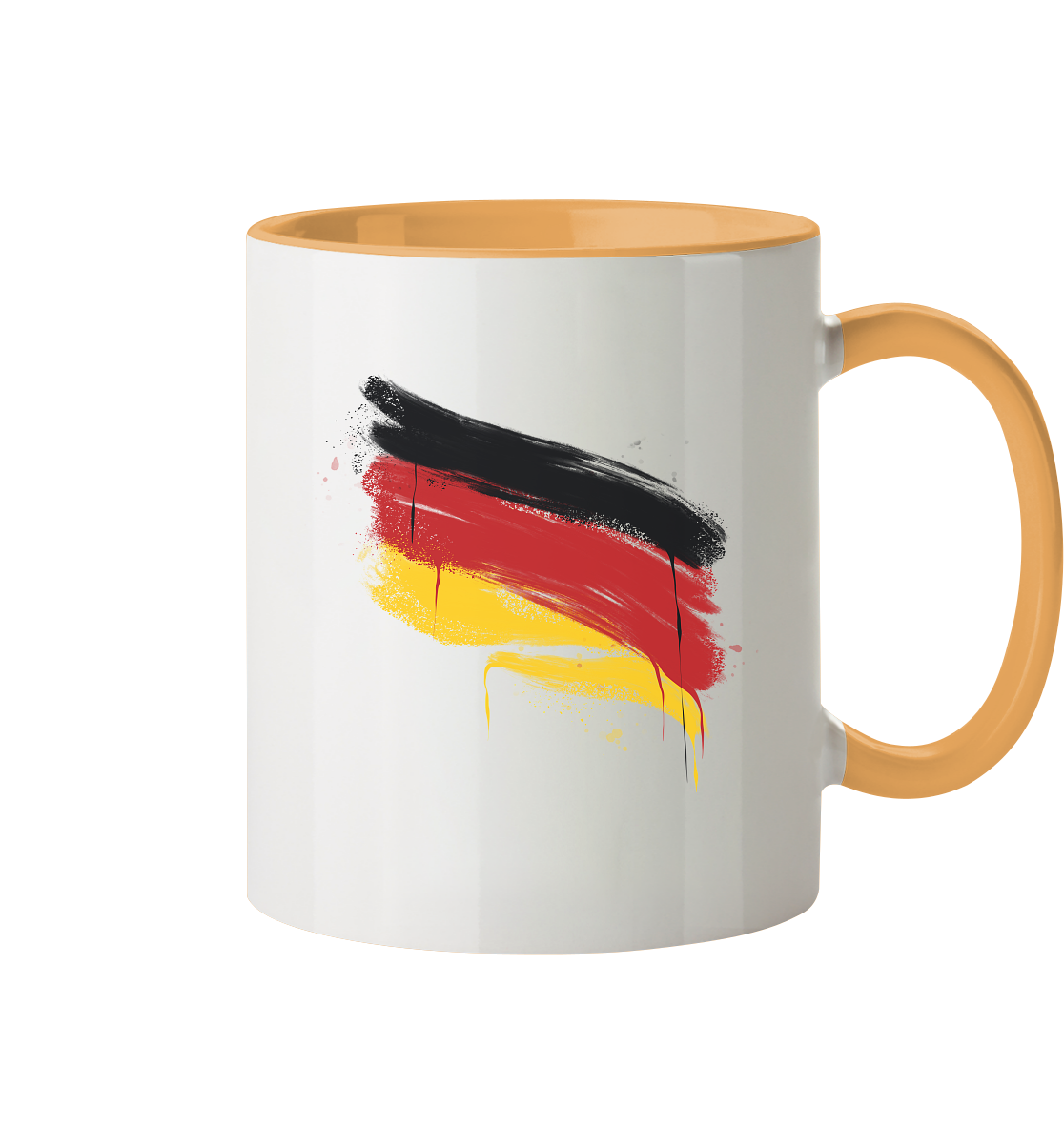 Deutschland Fahne - Tasse zweifarbig