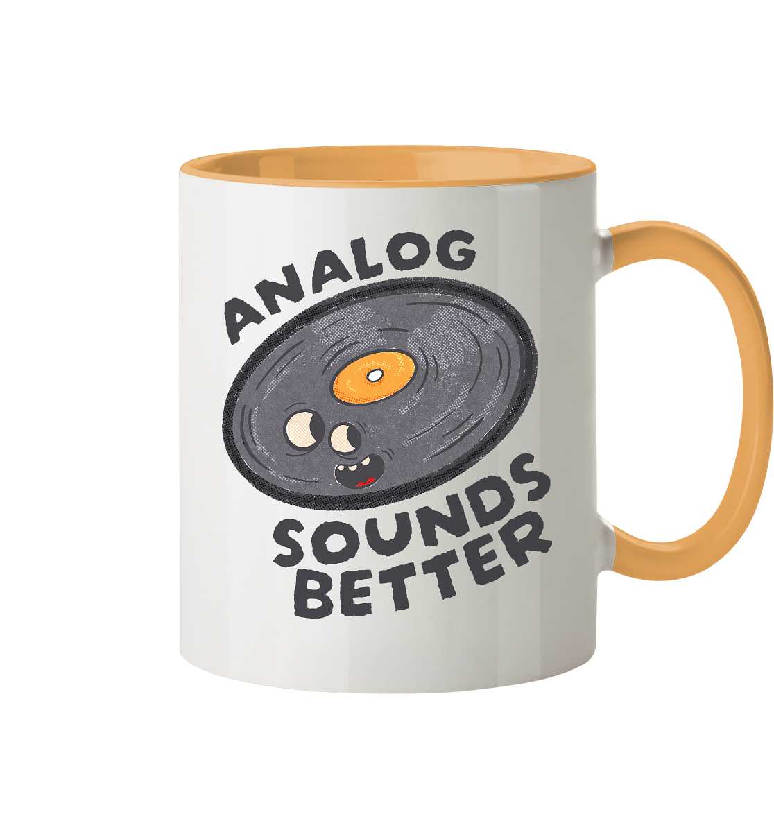 Analog Sounds Better - Vinyl - Tasse zweifarbig