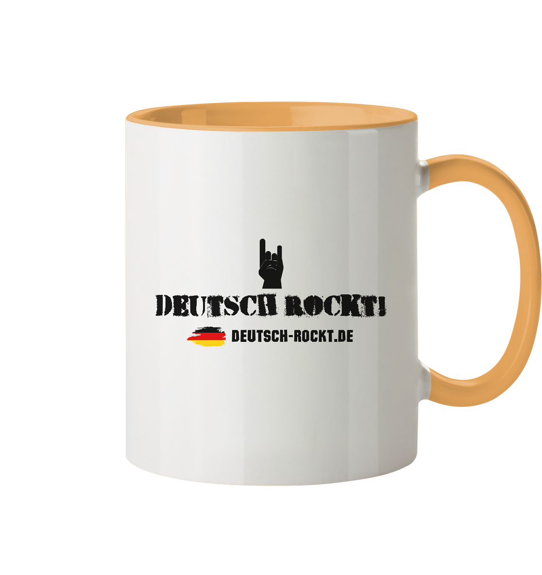 Deutsch Rockt! - Fahne - Tasse zweifarbig