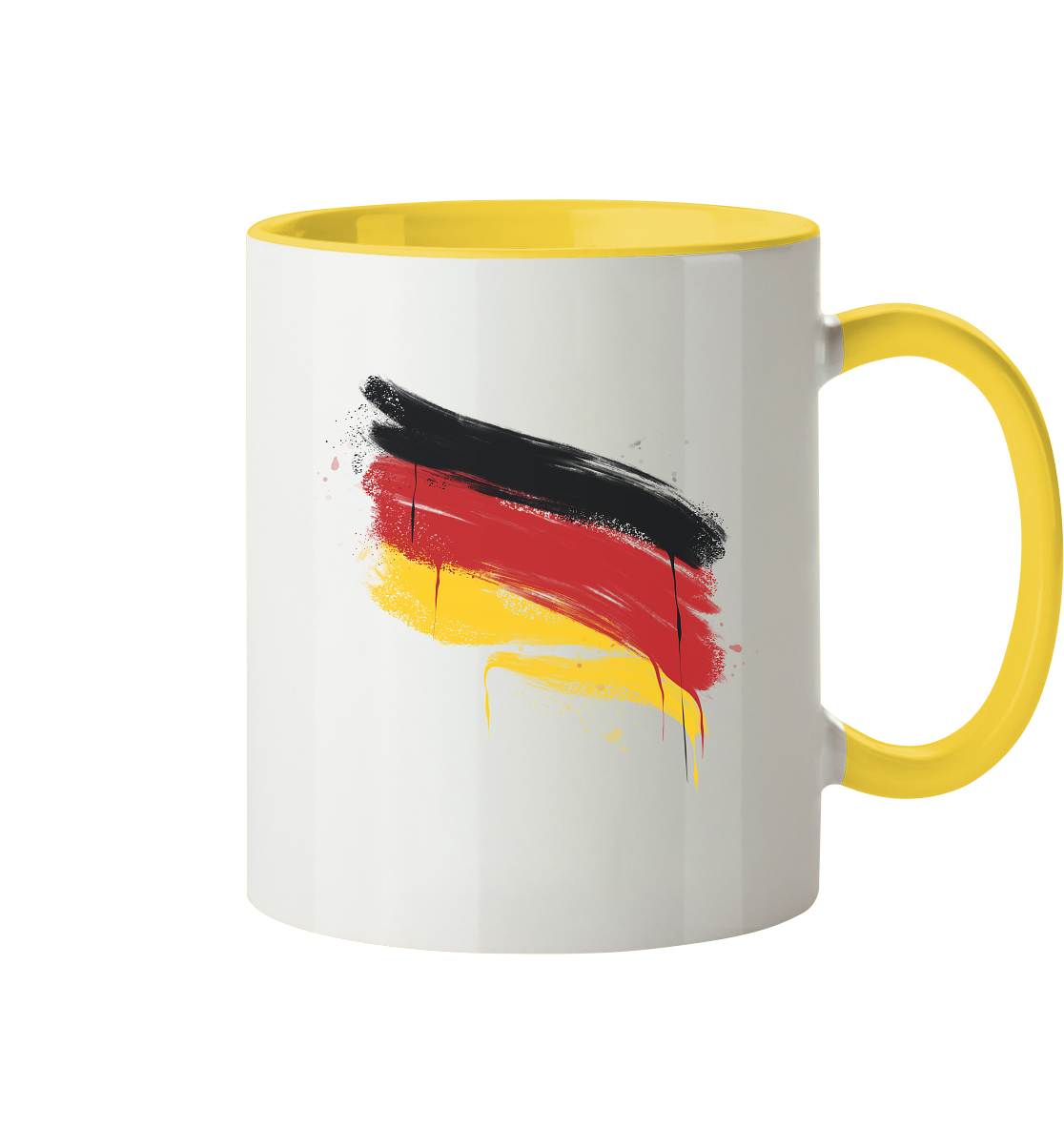 Deutschland Fahne - Tasse zweifarbig