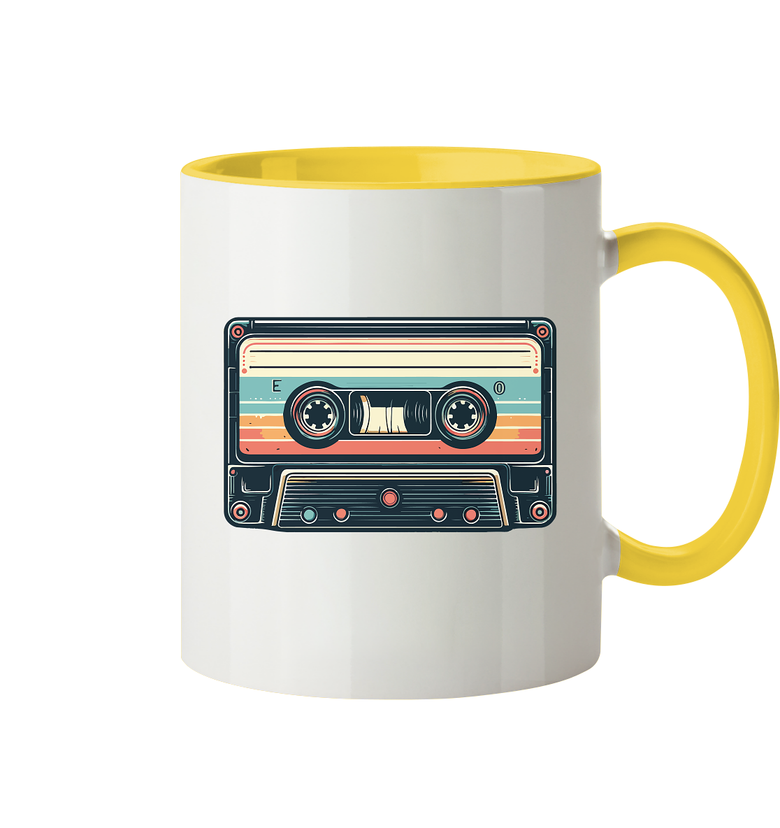 Musikkassette - Tape - Tasse zweifarbig