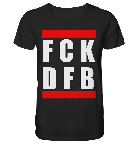 FCK DFB - V-Neck T-Shirt