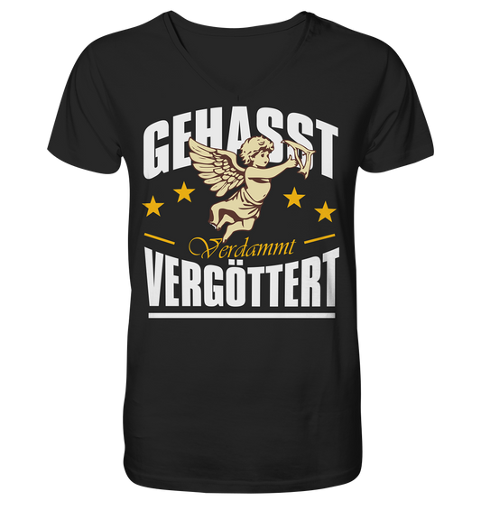 Gehasst, Verdammt, Vergöttert - Herren V-Neck T-Shirt