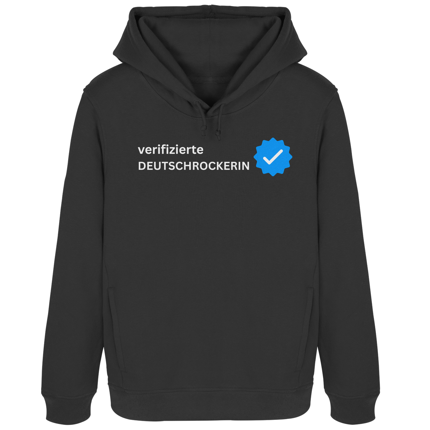 verifizierte Deutschrockerin - Damen Hoodie B&C