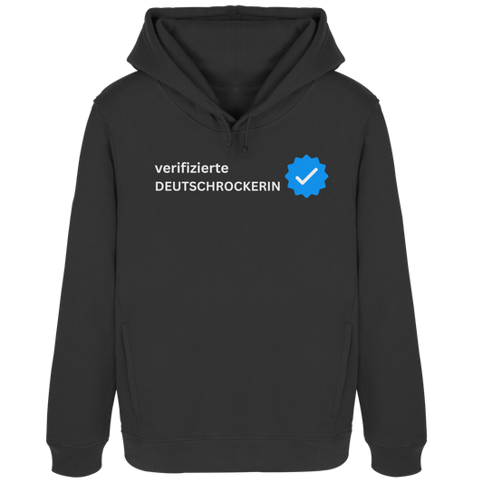 verifizierte Deutschrockerin - Damen Hoodie B&C