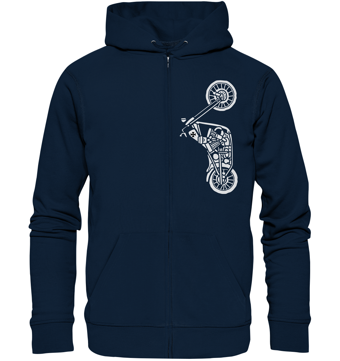 Motorrad - Chopper - Hooded Zipper