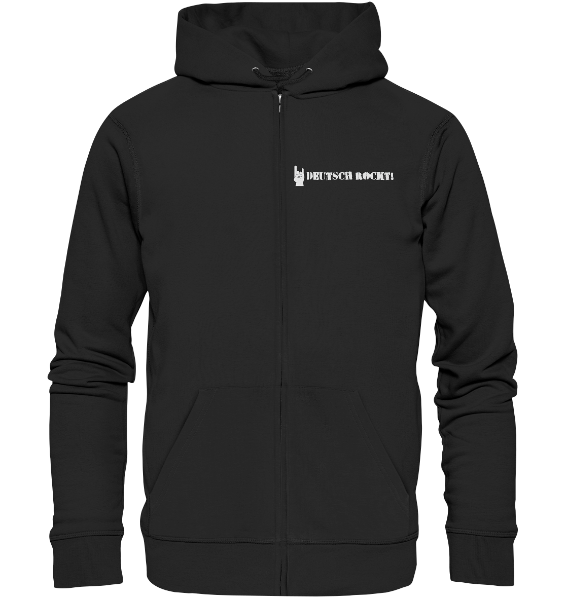 DEUTSCH ROCKT - Logo - Hooded Zipper Jacke